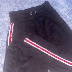 Black joggers